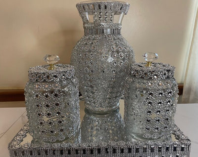 Glitter Vase Set